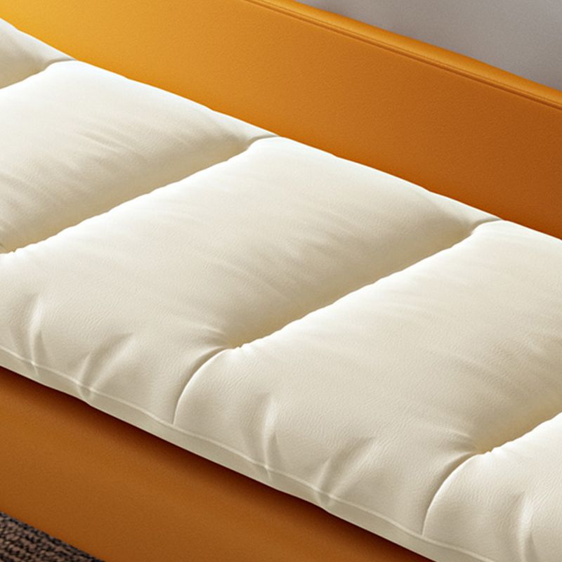 19.5-inch Width Modern Seating Bench Cushioned Bedroom Bench Clearhalo 'Benches' 'Chairs & Seating' 'furn' 'furn_benches' 'Furniture' 'Living Room Furniture' 1200x1200_0fb8744b-614b-4c27-9beb-16531d2157ce