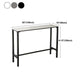 Industrial Stone Indoor Pub Bar Table Iron Trestle Pedestal Bar Dining Table Clearhalo 'Bar Furniture' 'Bar Tables' 'bar_tables' 'furn' 'furn_bar_tables' 'Furniture' 'furniture_bar_tables' 'Kitchen & Dining Furniture' 1200x1200_0fbace73-49ea-4d40-80c6-b635731e4b30