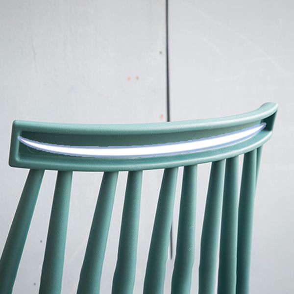 Modern Style Side Chair Plastic Windsor Back Dining Side Chair Clearhalo 'Dining Chairs' 'Dining Tables & Seating' 'dining_chair' 'furn' 'furn_dining_chair' 'Furniture' 'furniture_dining_chair' 'Kitchen & Dining Furniture' 1200x1200_0fbb3bac-feca-416e-b2cb-8324851b0943