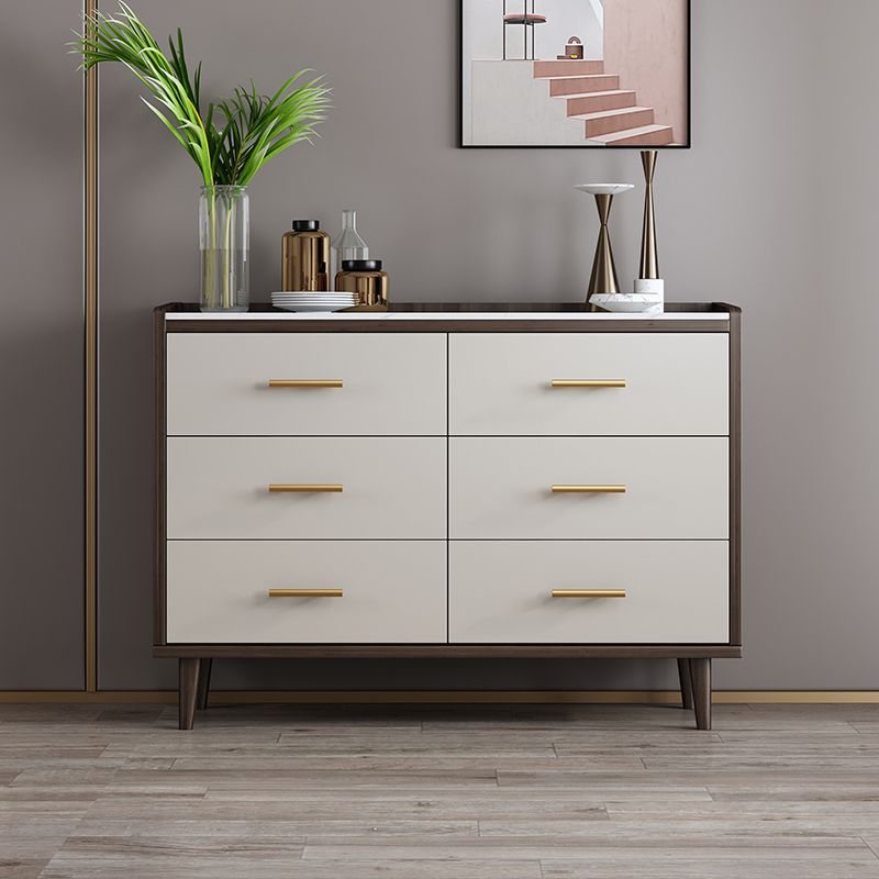 Mesa de piedra del gabinete del aparador glamoroso con piernas para la cocina