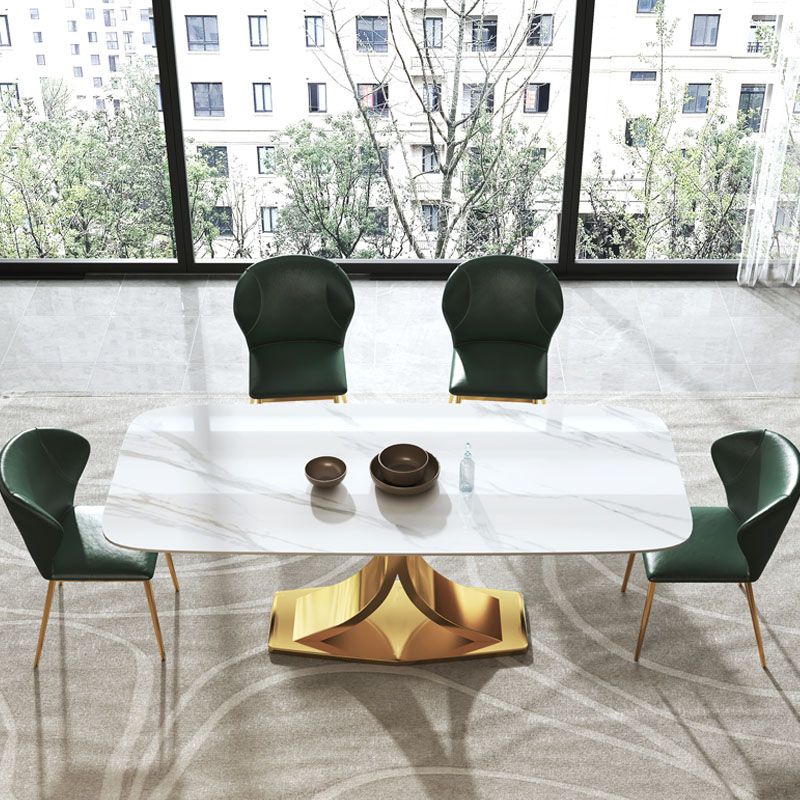 Modern 1/4/5/6/7 Pieces Dining Table Set Sintered Stone Dinette Set for Home Use Clearhalo 'Dining Room Sets' 'Dining Tables & Seating' 'dining_room_set' 'furn' 'furn_dining_room_set' 'Furniture' 'furniture_dining_room_set' 'Kitchen & Dining Furniture' 'kitchen&dining_furn' 'kitchen' 1200x1200_0fbc87b0-252a-431e-80c7-b0b7f9362a8b