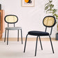 Industrial Dining Room Side Chairs Metal Open Back Chair for Kitchen