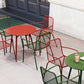 Outdoor Patio Arm Chair Metal Industrial Chairs with Slat Back Clearhalo 'Dining Chairs' 'Dining Tables & Seating' 'dining_chair' 'furn' 'furn_dining_chair' 'Furniture' 'Kitchen & Dining Furniture' 1200x1200_0fbed308-c91d-4279-9ebb-97df3e9bde2b