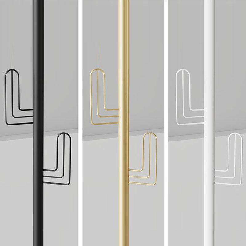 Luxurious Free Standing Coat Rack Metal Coat Hanger for Living Room Clearhalo 'Entry & Mudroom Furniture' 'furn' 'furn_hall_tree_coat_racks' 'Furniture' 'Hall Trees & Coat Racks' 'hall_tree_coat_racks' 1200x1200_0fc03f79-6442-4e83-bb0e-febbfcd2b7ab