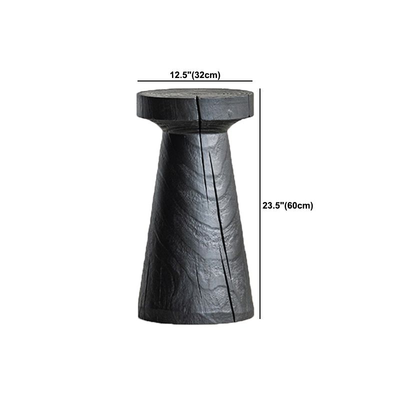 コンテンポラリースタイルのサイドエンドテーブル木製の台座ソファサイドアクセントテーブル