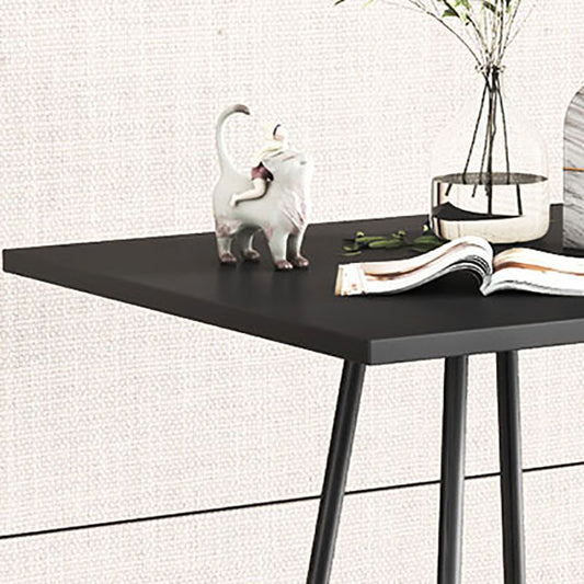 Industrial Style Iron Bar Table Square Top Indoor 4 Legs Bistro Table - 23"W x 41"H Clearhalo 'Bar Furniture' 'Bar Tables' 'bar_tables' 'furn' 'furn_bar_tables' 'Furniture' 'furniture_bar_tables' 'Kitchen & Dining Furniture' 'kitchen&dining_furn' 'kitchen' 1200x1200_0fc2167a-232a-4ea9-a521-09e3a713171c