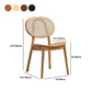 Traditional Style Dining Chair Solid Wood Open Back Dining Side Chair
