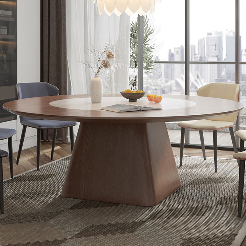 Contemporary Sintered Stone Table Round Table Set 1/6/8/9/12 Pieces Dining Set Clearhalo 'Dining Room Sets' 'Dining Tables & Seating' 'dining_room_set' 'furn' 'furn_dining_room_set' 'Furniture' 'Kitchen & Dining Furniture' 1200x1200_0fca42c2-4032-4960-9962-ea388765f504