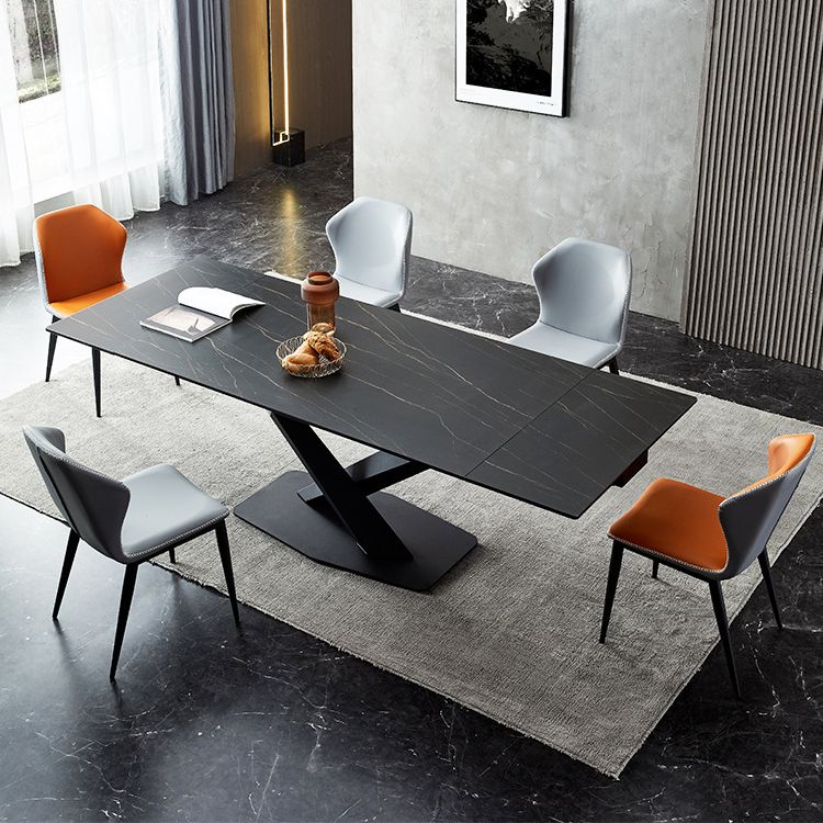Modern Home Dining Room Set 1/4/5 Pieces Extensible Dining Table Set Clearhalo 'Dining Room Sets' 'Dining Tables & Seating' 'dining_room_set' 'furn' 'furn_dining_room_set' 'Furniture' 'Kitchen & Dining Furniture' 1200x1200_0fcac11c-62c6-4fa9-a1bd-b4679de923a7