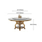 Metal Traditional Luxury Round Dining Table Marble Top Indoor Table with Pedestal Base Clearhalo ' dining_table' 'Dining Tables & Seating' 'Dining Tables' 'furn' 'furn_dining_table' 'Furniture' 'furniture_dining_table' 'Kitchen & Dining Furniture' 'kitchen&dining_furn' 'kitchen' 'kitchen_dining_table' 1200x1200_0fcbd64e-26d8-48a4-beee-6e3ba25c7b3b