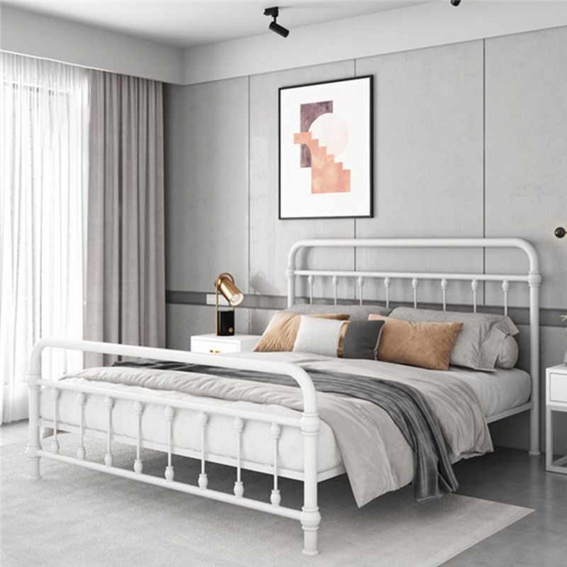 Modernism Metal Bed Frame with Headboard and Footboard 43.3" Bed Frame Clearhalo 'Bedroom Furniture' 'Beds' 'furn' 'furn_beds' 'Furniture' 1200x1200_0fccd8e8-b88a-4c83-80d6-91c6354ac532
