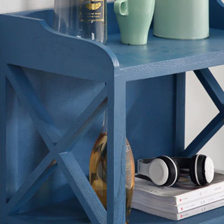 Massivholz Akzentschrank mit 2 Schubladen und Türen Lagerschrank