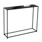 Iron Rectangle Console Table Modern Frame Base Accent Table for Hall