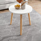 Contemporary Wooden Single Coffee Table 3 Legs Round Cocktail Table Clearhalo 'Coffee & Accent Tables' 'Coffee Tables' 'coffee_tables' 'furn' 'furn_coffee_tables' 'Furniture' 'Living Room Furniture' 1200x1200_0fcdfa13-5612-40f4-9013-c4b6b925b322