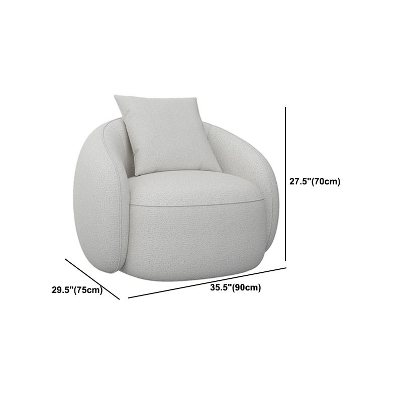 Modern Style Curved Sofa with Pillows Sloped Armed Sofa in White Clearhalo 'furn' 'furn_sofas' 'Furniture' 'Living Room Furniture' 'Sofa' 'sofas' 1200x1200_0fceeed5-c144-483d-a190-cabc2ada22bd