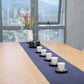 Modern Double Pedestal Dining Table Wood Table for Kitchen Dining Room Clearhalo 'Dining Tables & Seating' 'Dining Tables' 'dining_table' 'furn' 'furn_dining_table' 'Furniture' 'Kitchen & Dining Furniture' 1200x1200_0fd40fba-6584-4e8a-829b-809896fe9c4f