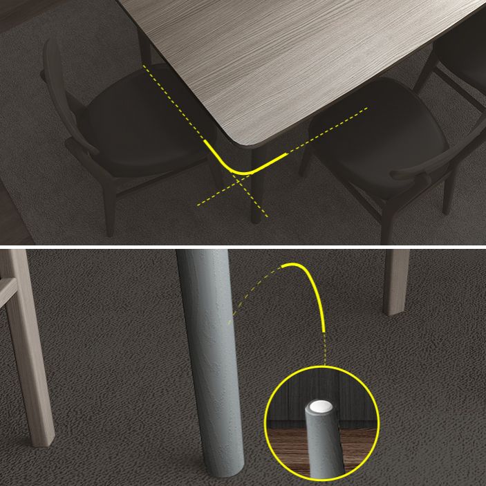 Traditional Style Solid Wood Dining Set with Fixed Table and 4 Legs Base Clearhalo 'Dining Room Sets' 'Dining Tables & Seating' 'dining_room_set' 'furn' 'furn_dining_room_set' 'Furniture' 'furniture_dining_room_set' 'Kitchen & Dining Furniture' 'kitchen&dining_furn' 'kitchen' 1200x1200_0fd571db-07e8-4b01-bc54-f9bbe7f50bce