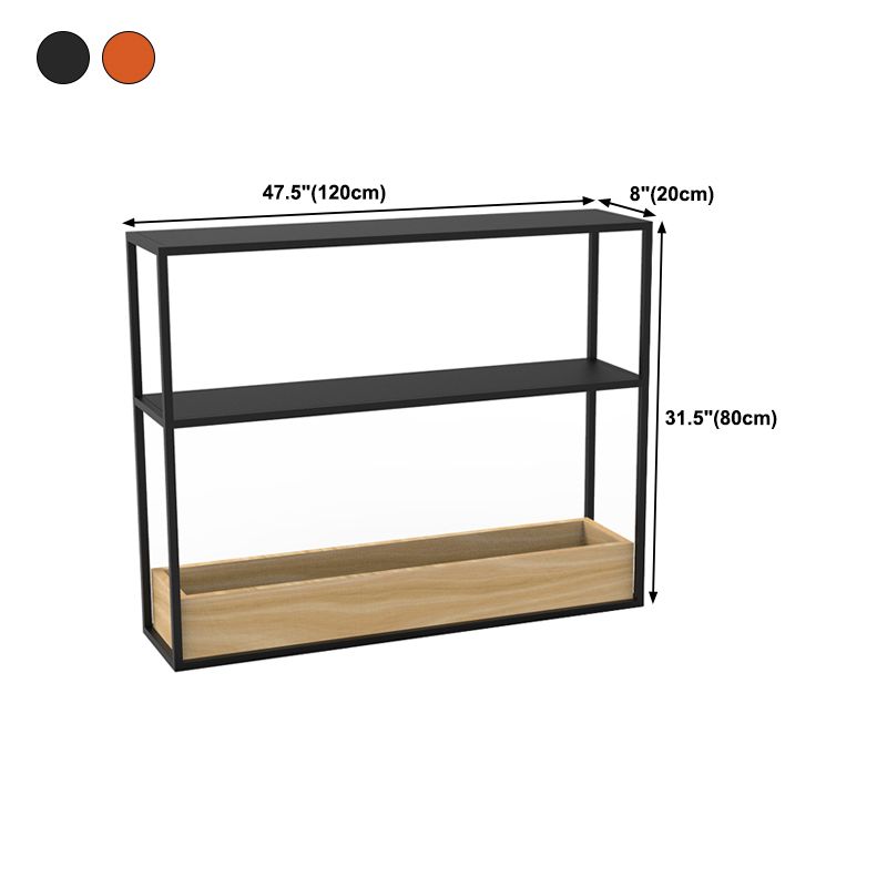 Console contemporanea larga 7,87 pollici tavolo da console metallica con scaffale