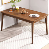 Solid Wood Contemporary Rectangle Table Wood Top Table for Kitchen Clearhalo ' dining_table' 'Dining Tables & Seating' 'Dining Tables' 'furn' 'furn_dining_table' 'Furniture' 'furniture_dining_table' 'Kitchen & Dining Furniture' 'kitchen&dining_furn' 'kitchen' 'kitchen_dining_table' 1200x1200_0fd8516a-f072-4d5e-9bbb-d4cc45377f7e