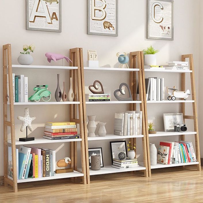 Open Back Bookshelf Contemporary Style Bookcase for Study Room Office Clearhalo 'Bookcases' 'furn' 'furn_bookcases' 'Furniture' 'furniture_bookcases' 'Office Furniture' 1200x1200_0fd9c327-3e8c-4c0e-b43a-f4fee5ac0844