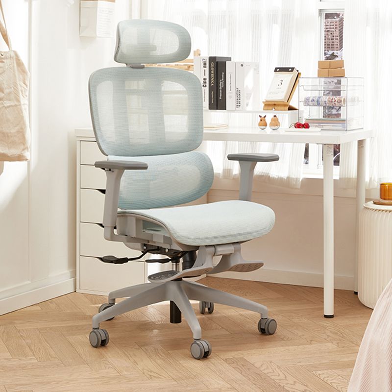 Modern Adjustable Office Chair Distressing Ergonomic Desk Chair with Wheels