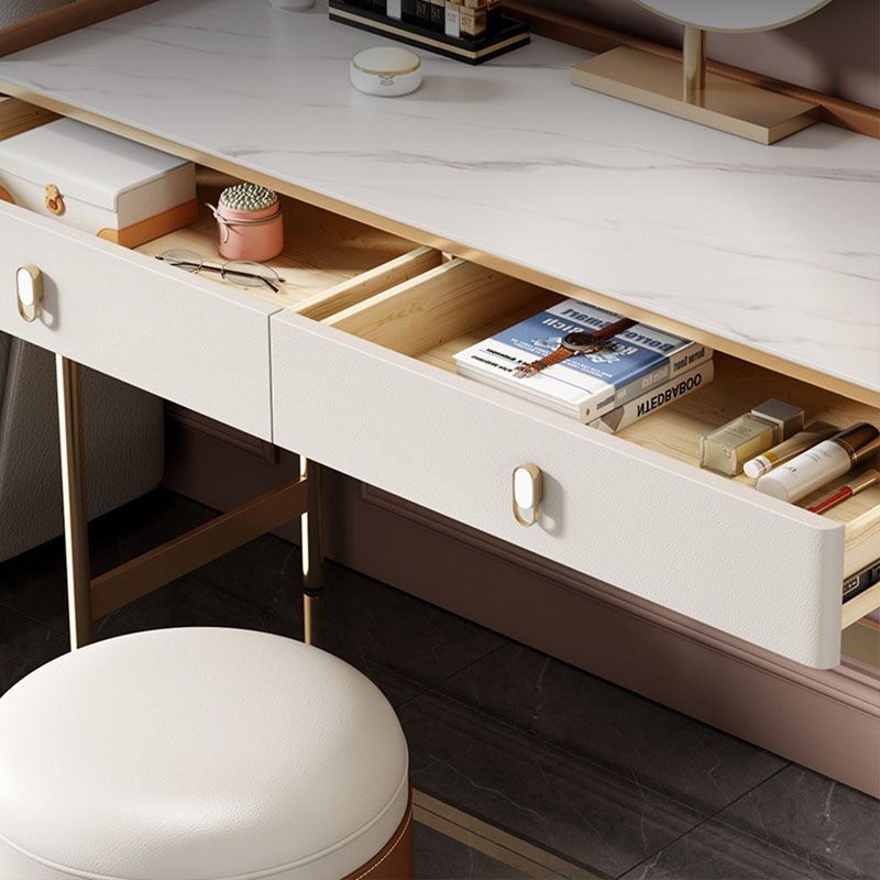 Zeitgenössischer Waschtisch Set Holzwaschtische mit Schieferobertisch