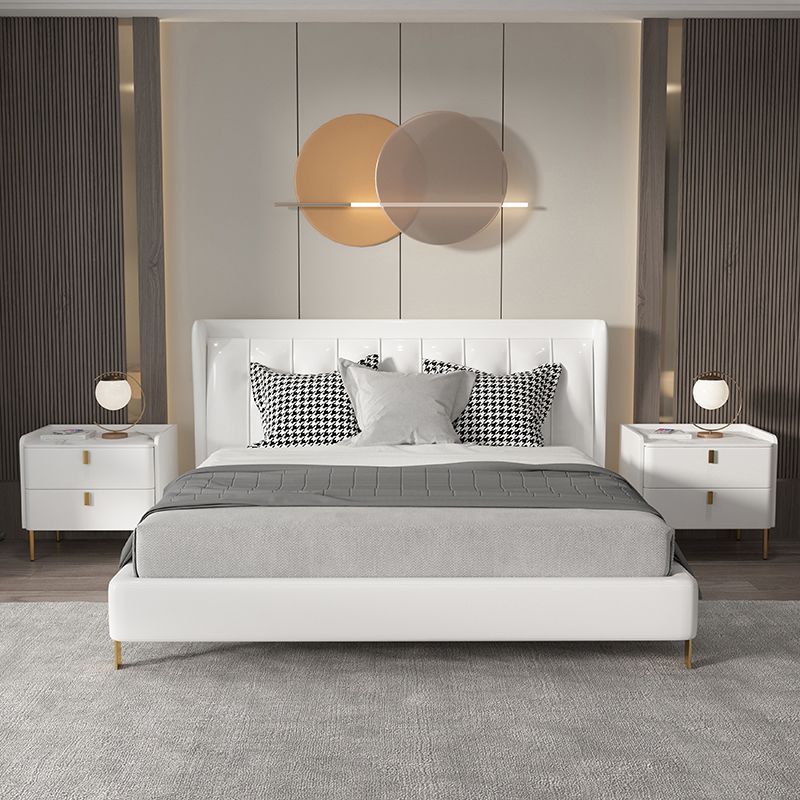 Cama de piedra mesita de noche de acento de glamour mesita de noche con cajones