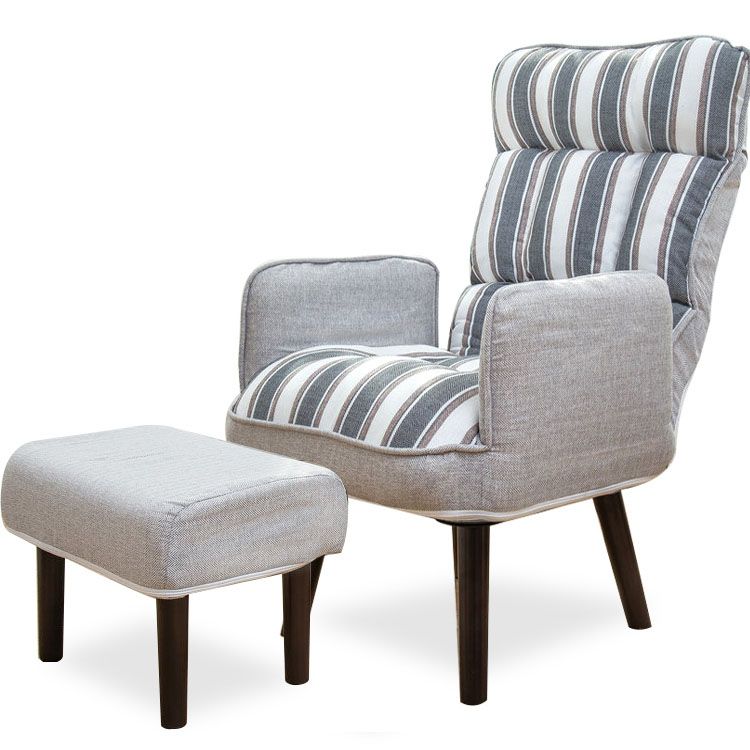 Sedia reclinabile in metallo reclinabile in tessuto