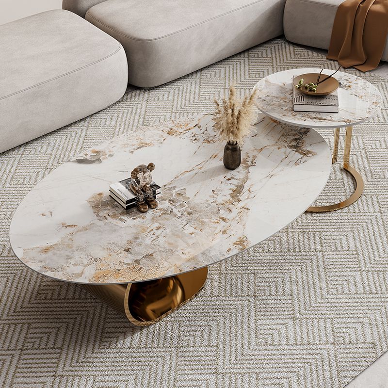 Simple Abstract Coffee Table Slate Top Geometric Coffee Coffee or End Table Clearhalo 'Coffee & Accent Tables' 'Coffee Tables' 'coffee_tables' 'furn' 'furn_coffee_tables' 'Furniture' 'Living Room Furniture' 1200x1200_0fdfde1d-5ed4-4304-aa0a-bcf35124936a