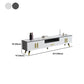 Open Storage 18" H TV Stand , Faux Wood TV Stand Console in Grey / White Clearhalo 'furn' 'furn_tv_stands_entertainment_centers' 'Furniture' 'Living Room Furniture' 'TV Stands & Entertainment Centers' 'TV Stands & Media Storage Furniture' 'tv_stands_entertainment_centers' 1200x1200_0fe05a6f-69b0-48b9-8164-a01413e17c8a