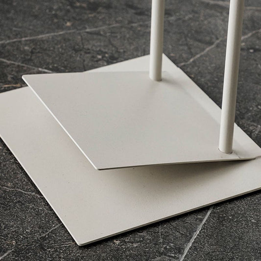 Tavolo da ginnastica moderna di metà secolo in metallo c-forma di divano il lato accento