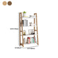 Modern Solid Wood Bookcase Ladder Bookshelf for Any Room, 12" W Clearhalo 'Bookcases' 'furn' 'furn_bookcases' 'Furniture' 'Office Furniture' 1200x1200_0fe208cf-177a-4dc3-9003-0a6e5b7fa71d