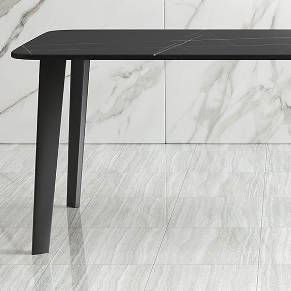 Contemporary 1/2/5/7 Pieces Dining Set Sintered Stone Dining Table Clearhalo 'Dining Room Sets' 'Dining Tables & Seating' 'dining_room_set' 'furn' 'furn_dining_room_set' 'Furniture' 'furniture_dining_room_set' 'Kitchen & Dining Furniture' 'kitchen&dining_furn' 'kitchen' 1200x1200_0fe2ed01-4827-4f38-a9c8-b541f180dd57
