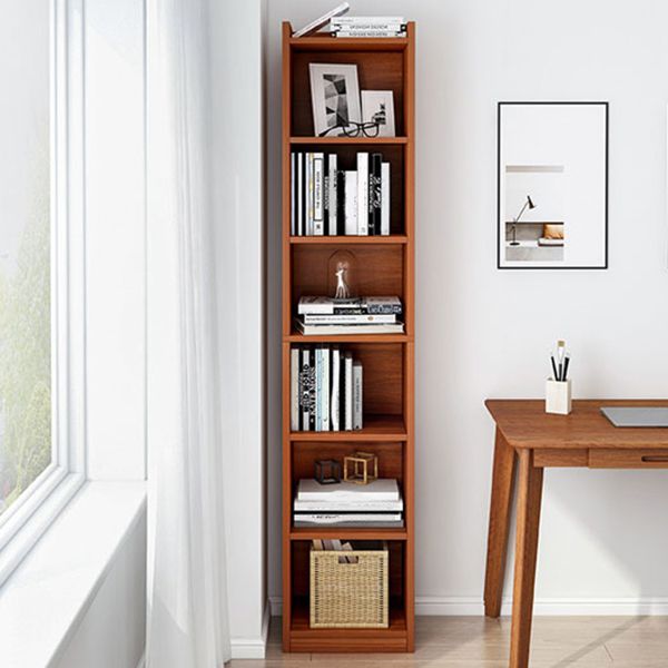 Modern Style Standard Bookcase Engineered Wood Closed Back Bookshelf Clearhalo 'Bookcases' 'furn' 'furn_bookcases' 'Furniture' 'Office Furniture' 1200x1200_0fe325c5-585b-4138-8c25-dbadbfbb195f