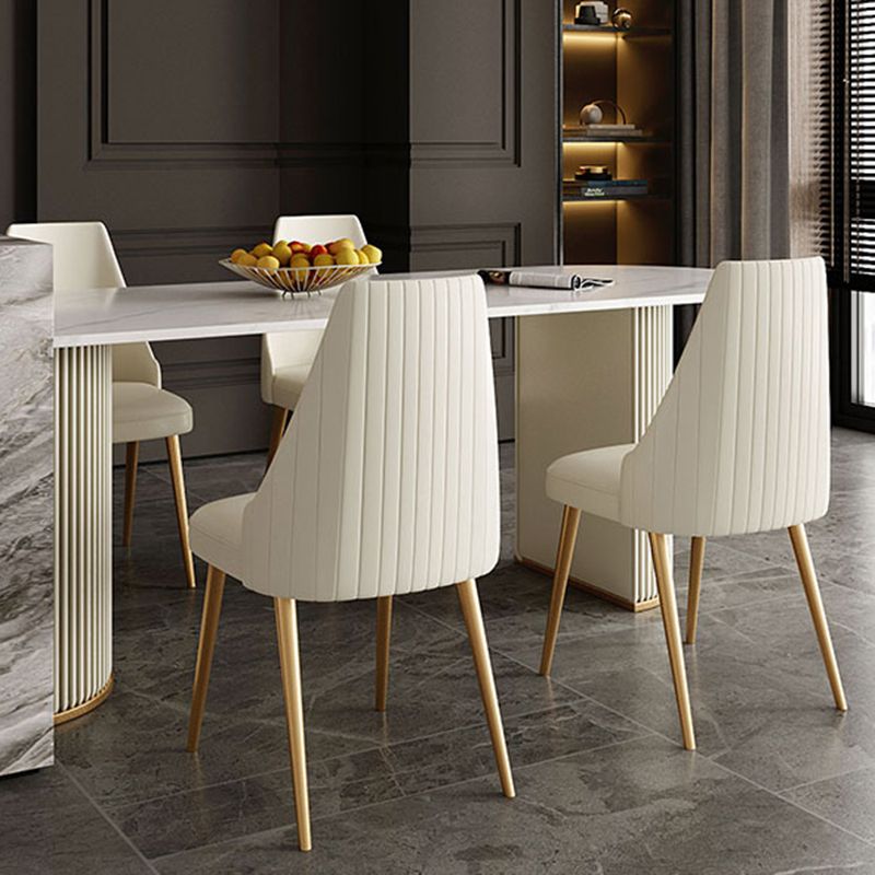 Metal Contemporary Free Form Dining Table Sintered Stone Table for Dining Room Clearhalo ' dining_table' 'Dining Tables & Seating' 'Dining Tables' 'furn' 'furn_dining_table' 'Furniture' 'furniture_dining_table' 'Kitchen & Dining Furniture' 'kitchen&dining_furn' 'kitchen' 'kitchen_dining_table' 1200x1200_0fe477a6-827d-4291-95c5-65d6c686cb49