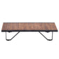 Rectangle Solid Wood Coffee Table Modern 4 Legs Coffee Cocktail Table