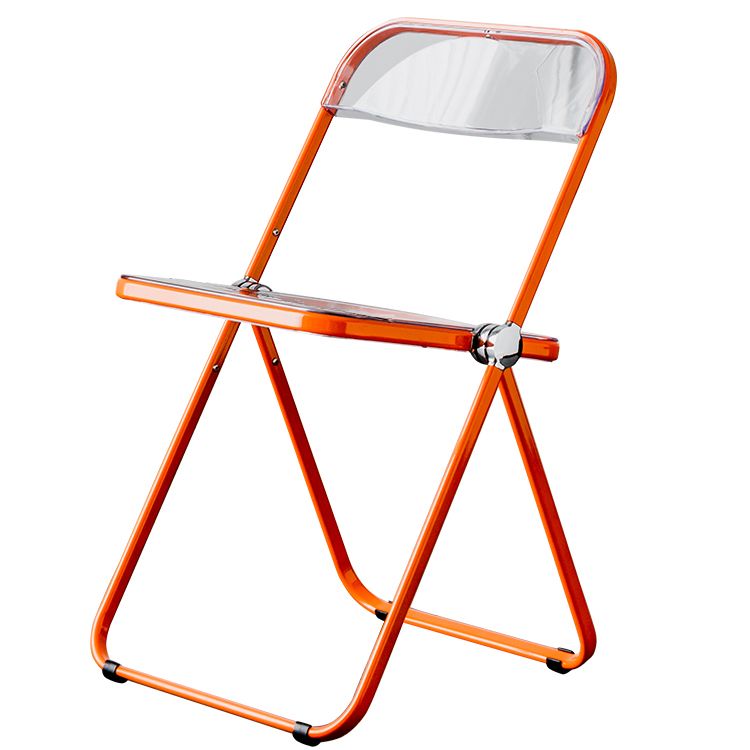 Foldable Dining Side Chair Open Back Armless Single Dining Chair with Metal Legs Clearhalo ' kitchen&dining_furn' 'Dining Chairs' 'Dining Tables & Seating' 'dining_chair' 'furn' 'furn_dining_chair' 'Furniture' 'furniture_dining_chair' 'Kitchen & Dining Furniture' 'kitchen' 1200x1200_0fe5a711-9ac8-4b64-bffb-839f84fc4782