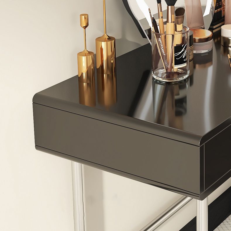 Contemporary Makeup Vanity Desk Storage Box Makeup Vanity Set with Drawers