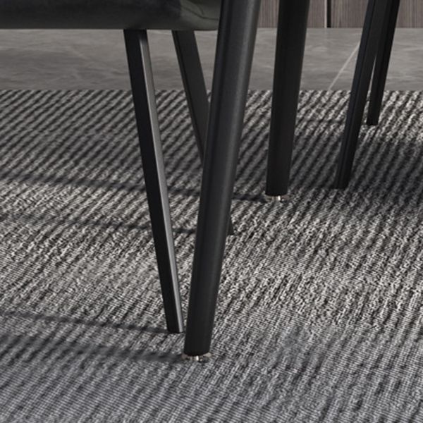 Middeleeuwse moderne stenen eettafel 4 poten eettafel voor keuken