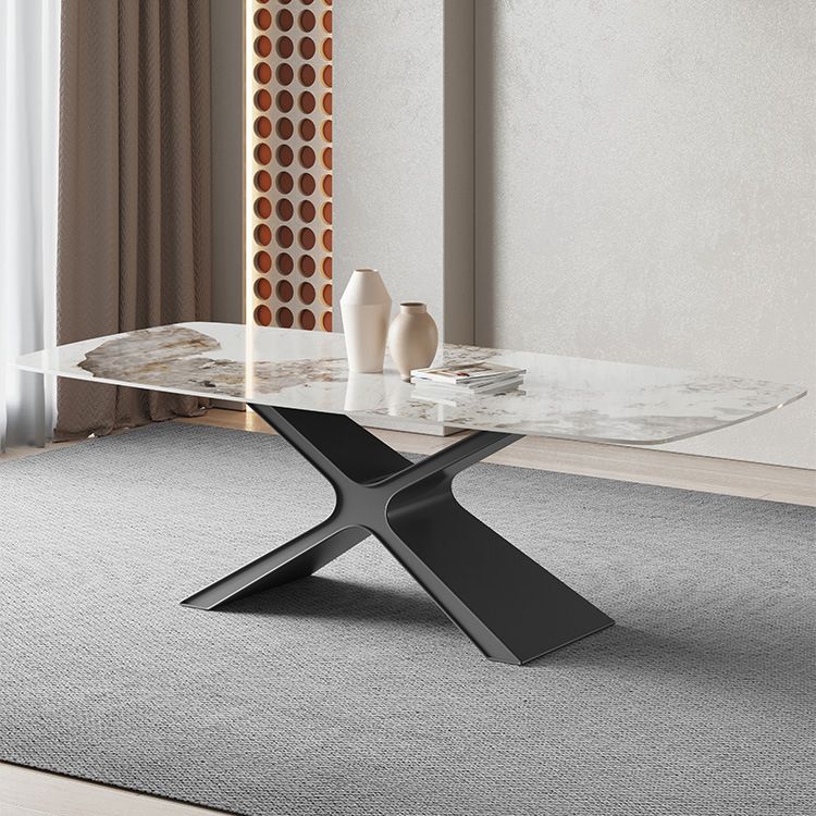 Modern Rectangle Sintered Stone Dining Set 1/2/4/5/6/7 Pieces Dining Table with Chairs Clearhalo 'Dining Room Sets' 'Dining Tables & Seating' 'dining_room_set' 'furn' 'furn_dining_room_set' 'Furniture' 'furniture_dining_room_set' 'Kitchen & Dining Furniture' 1200x1200_0feabde5-b97b-443c-95ab-cf10f51adae9