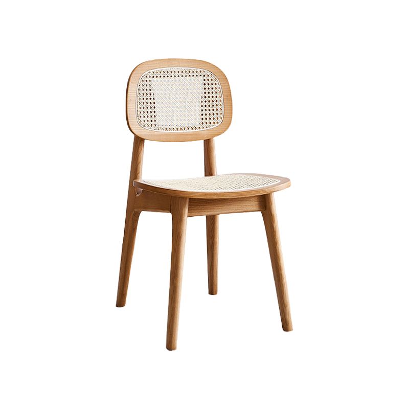 Silla lateral de comedor abierta