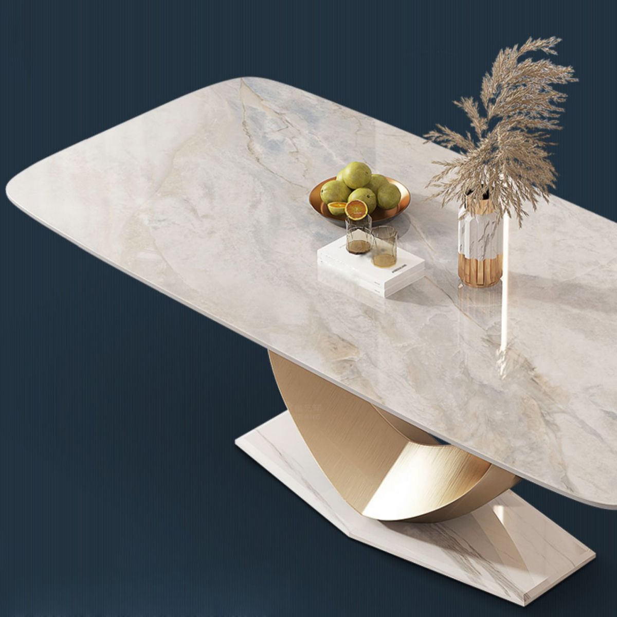 1/4/5/7/9 Pieces Dining Chairs Set Sintered Stone Dining Table Set Rectangle Table Clearhalo 'Dining Room Sets' 'Dining Tables & Seating' 'dining_room_set' 'furn' 'furn_dining_room_set' 'Furniture' 'furniture_dining_room_set' 'Kitchen & Dining Furniture' 1200x1200_0febddad-84fa-4482-8a56-b6220be4a647