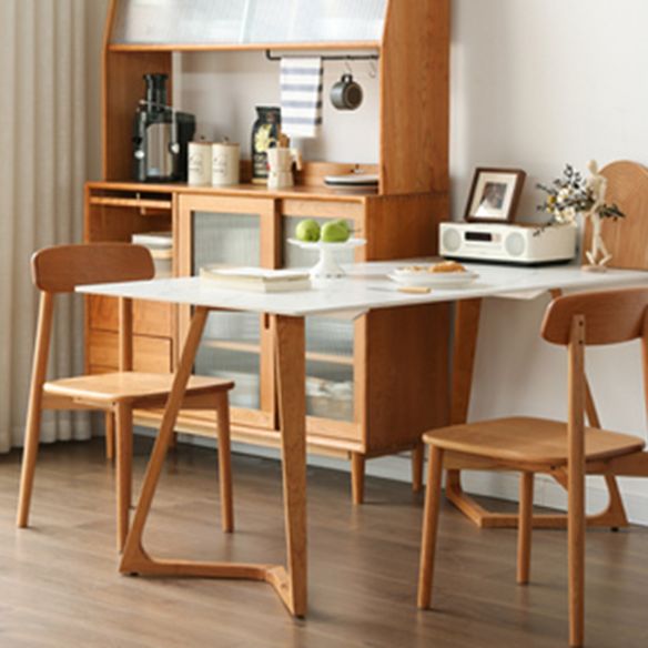 Contemporary Solid Wood Dinette Set with Rectangle Table Dining Room Set for Restaurant Clearhalo 'Dining Room Sets' 'Dining Tables & Seating' 'dining_room_set' 'furn' 'furn_dining_room_set' 'Furniture' 'furniture_dining_room_set' 'Kitchen & Dining Furniture' 'kitchen&dining_furn' 'kitchen' 1200x1200_0fed01d5-98ed-4688-a384-17ea66807416