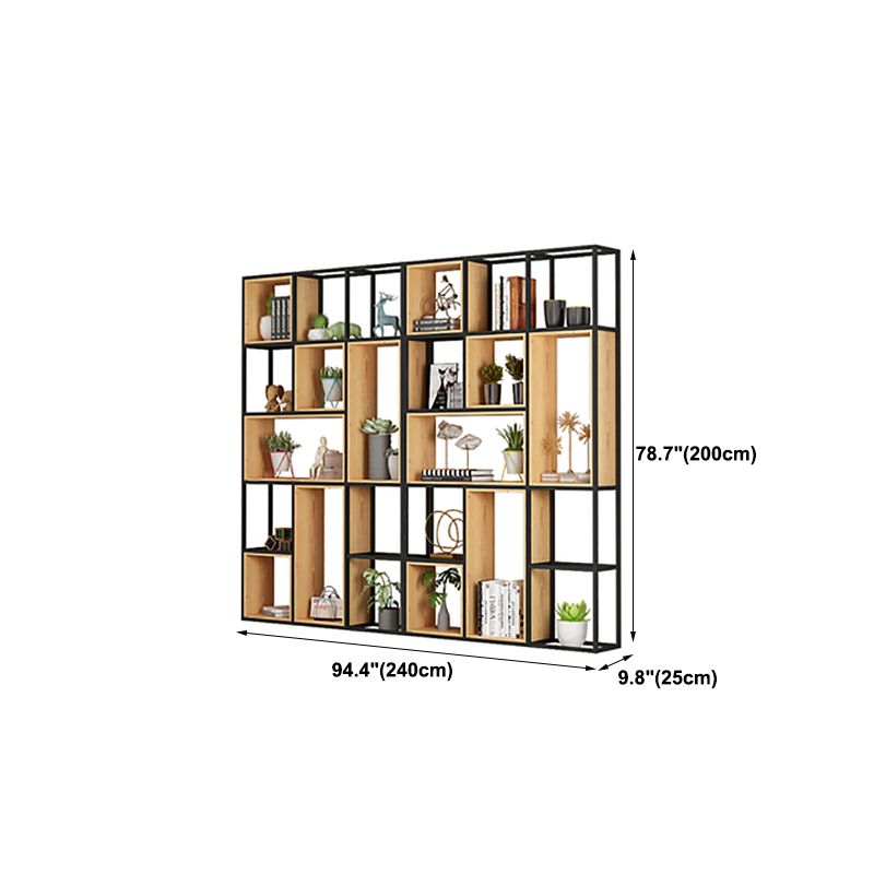 Estantería abierta estantería contemporánea de metal para comedor