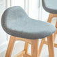 Contemporary 29-inch Upholstered Barstool Rubberwood Footrest Home Stool Clearhalo 'Bar Furniture' 'Bar Stools' 'bar_stools' 'furn' 'furn_bar_stools' 'Furniture' 'furniture_bar_stools' 'Kitchen & Dining Furniture' 1200x1200_0ff05236-774e-49b2-b7d0-8efd1d6f5cce