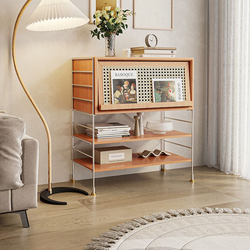 Closed Back Bookcase Modern Style Solid Wood Bookshelf with Shelves Clearhalo 'Bookcases' 'furn' 'furn_bookcases' 'Furniture' 'Office Furniture' 1200x1200_0ff3a96c-bd73-4670-8895-e004fa58dd1d