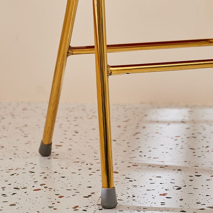 Scandinavian Open Back Velvet Side Chair Matte Finish Folding Dining Chairs Clearhalo ' kitchen&dining_furn' 'Dining Chairs' 'Dining Tables & Seating' 'dining_chair' 'furn' 'furn_dining_chair' 'Furniture' 'furniture_dining_chair' 'Kitchen & Dining Furniture' 'kitchen' 1200x1200_0ff3ca24-c735-4438-890f-ead03dabd8cd