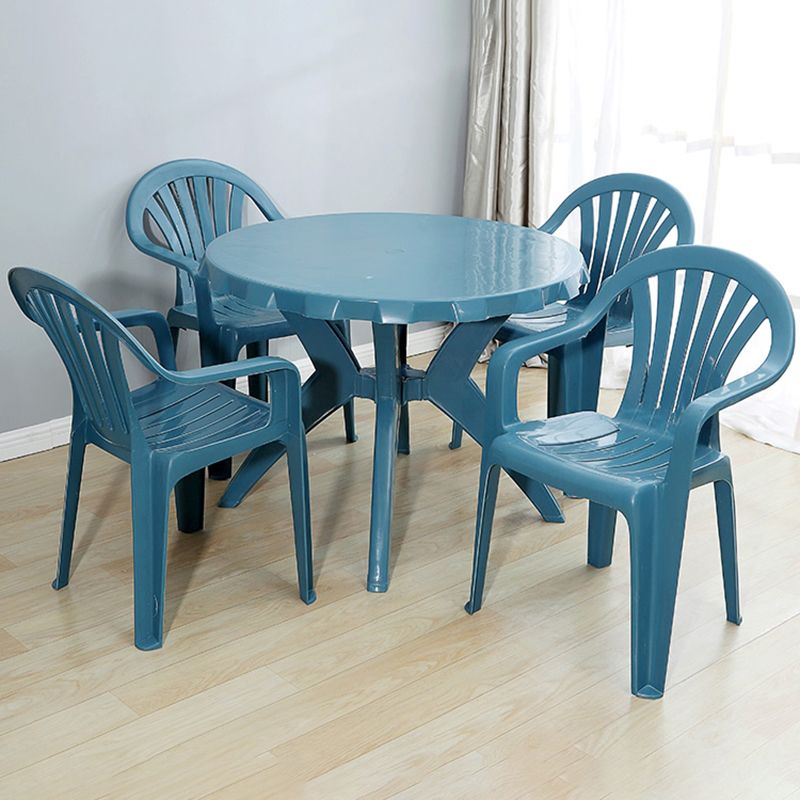 Contemporary Style Windsor Side Chair Plastic Stacking Arm Dining Chairs Clearhalo ' kitchen&dining_furn' 'Dining Chairs' 'Dining Tables & Seating' 'dining_chair' 'furn' 'furn_dining_chair' 'Furniture' 'furniture_dining_chair' 'Kitchen & Dining Furniture' 'kitchen' 1200x1200_0ff55da5-9c17-43fe-837a-e0f3b4927a6f