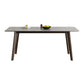 Mid-Century Modern Dining Table Rectangle Sintered Stone Dining Table with Wood Base Clearhalo ' dining_table' 'Dining Tables & Seating' 'Dining Tables' 'furn' 'furn_dining_table' 'Furniture' 'furniture_dining_table' 'Kitchen & Dining Furniture' 'kitchen&dining_furn' 'kitchen' 'kitchen_dining_table' 1200x1200_0ff675f7-bf1b-4c96-8526-bceff2f0430f