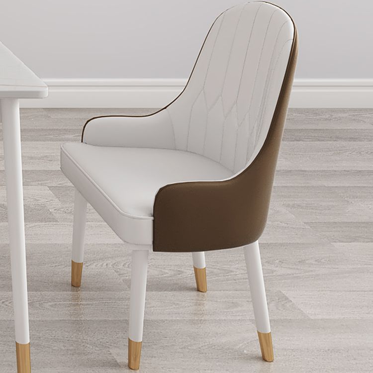 Modern White Iron Dinette Set 1/2/5/7 Pieces Rectangle Sintered Stone Top Dining Table Set Clearhalo 'Dining Room Sets' 'Dining Tables & Seating' 'dining_room_set' 'furn' 'furn_dining_room_set' 'Furniture' 'Kitchen & Dining Furniture' 1200x1200_0ff767ca-c6eb-4189-a242-36b1c703182e